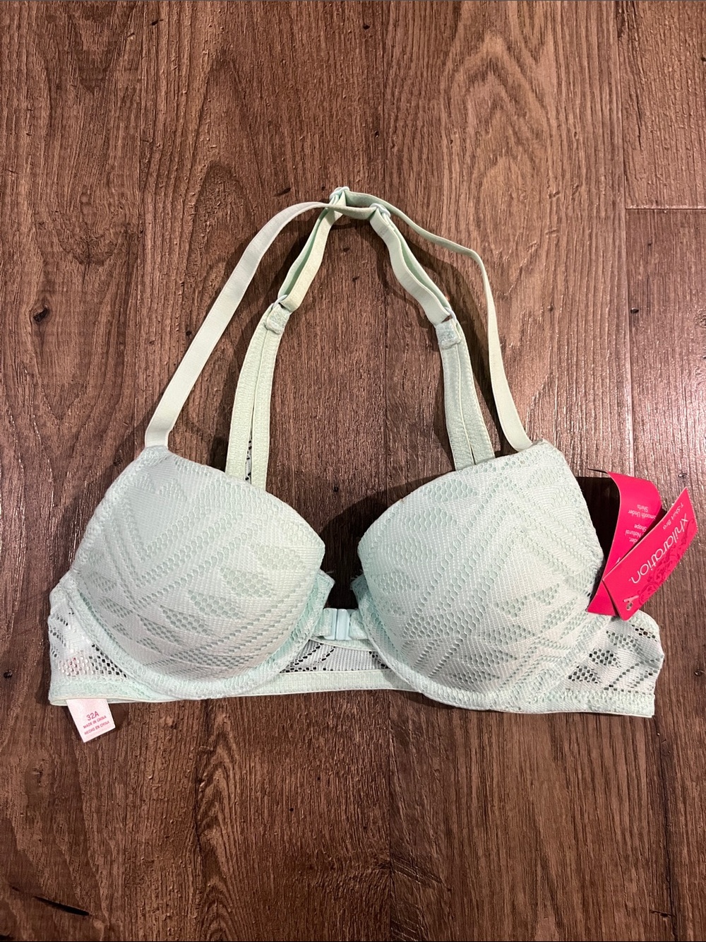 Xhilaration Mint Lace Demi Bra
